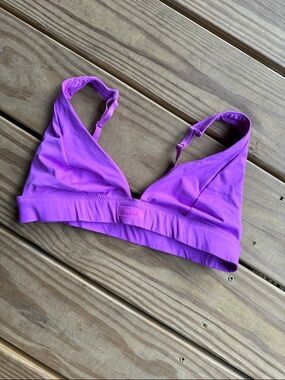 SKIMS Violet Triangle Swim Top